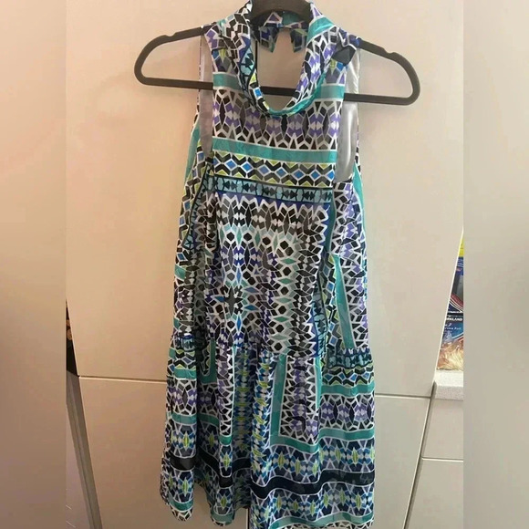 unbranded Dresses & Skirts - Women’s Sleeveless Dress MIDI Geometric Pattern Size M Flare